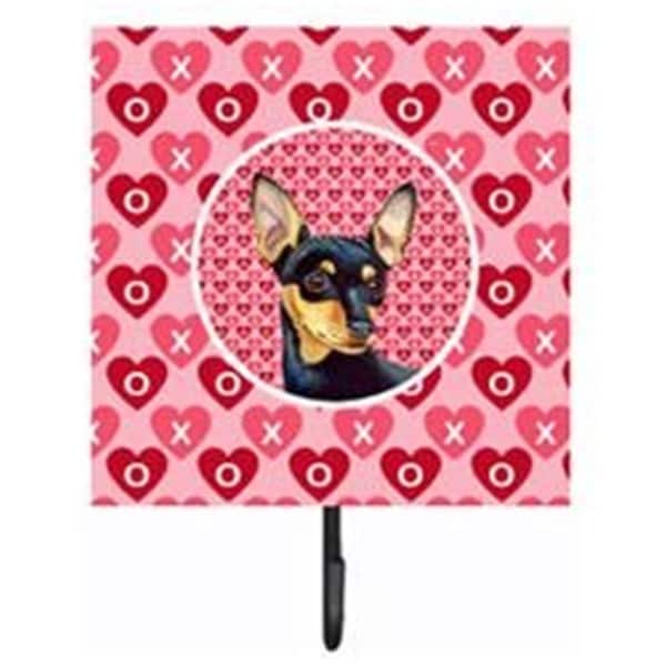 Jensendistributionservices 4.25 x 7 in. Min Pin Valentines Love and Hearts Leash Or Key Holder MI1656064 - main
